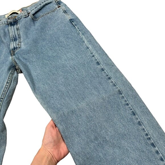 LEVIS 505 Regular Fit Jeans 34x36 Light Blue Y2K - Picture 7 of 14